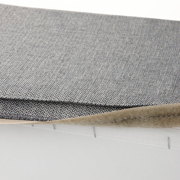 KIVIK Cover for footstool with storage Tibbleby light grey ,