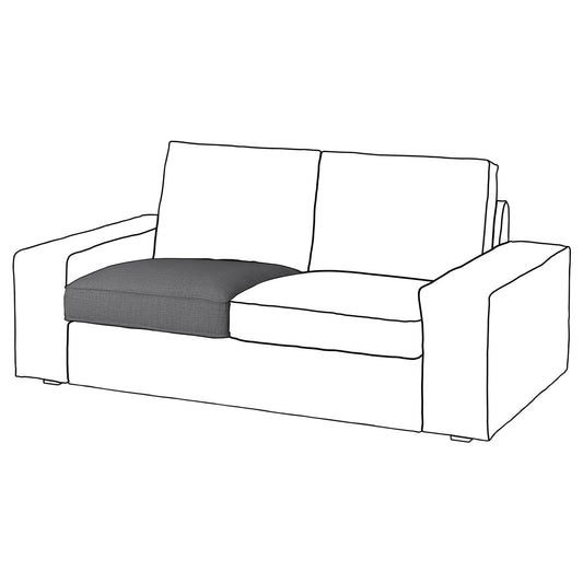 KIVIK inner seat cushion for 2-seat sofa, for replacement, 71 cm