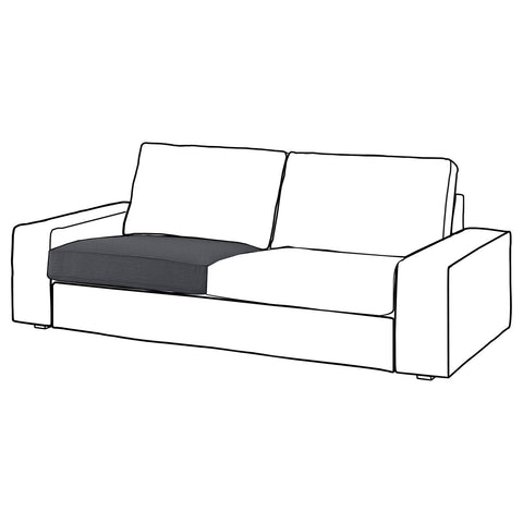KIVIK inner seat cushion for 3-seat sofa, for replacement, 91 cm