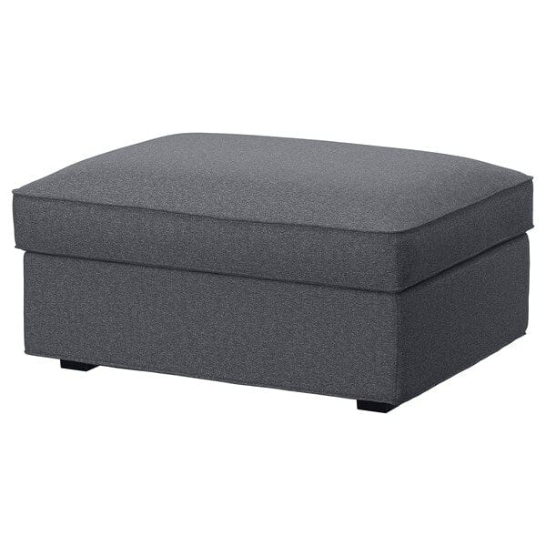 Ikea KIVIK - Footstool with storage, Gunnared smoke gray