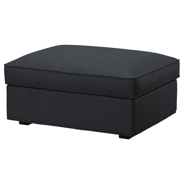 KIVIK footstool with storage, Tresund anthracite, 90x43x70 cm