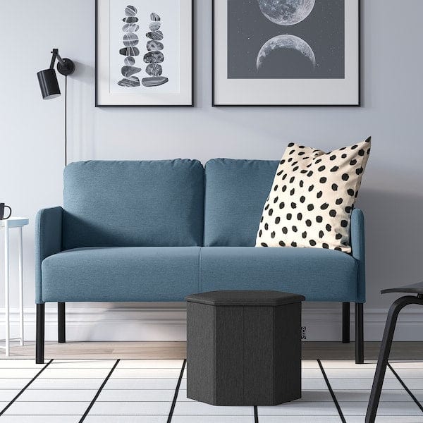 Ikea KJUGE - Ottoman with storage, Knisa dark grey