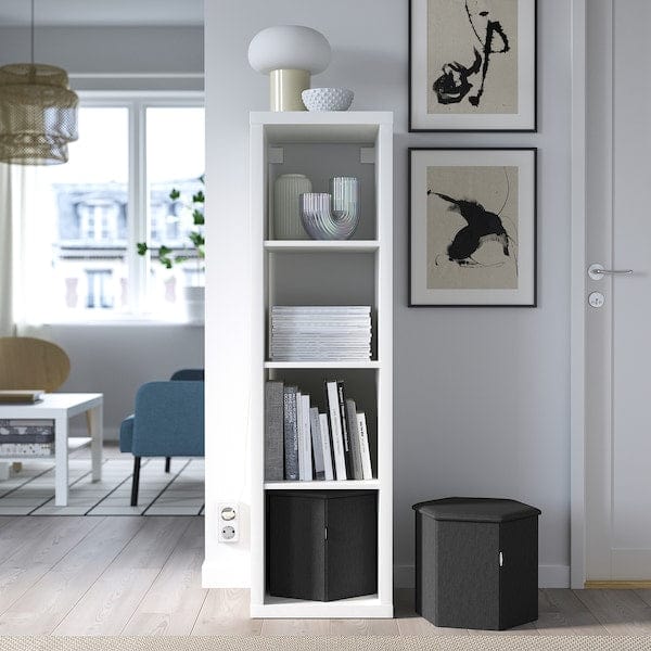 Ikea KJUGE - Ottoman with storage, Knisa dark grey