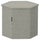 KJUGE pouffe with storage, Öreryd grey-beige, 38 cm