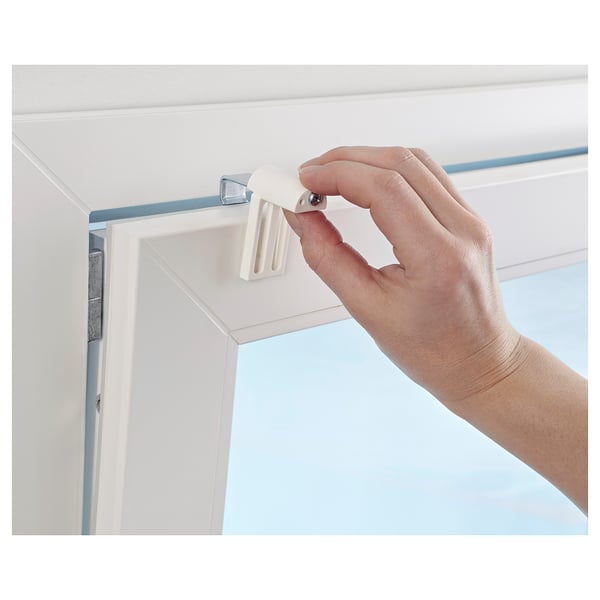 KLAMBY fittings for blinds, white, 3x2 cm, 2 pack