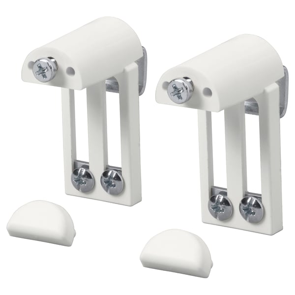 KLAMBY fittings for blinds, white, 3x2 cm, 2 pack