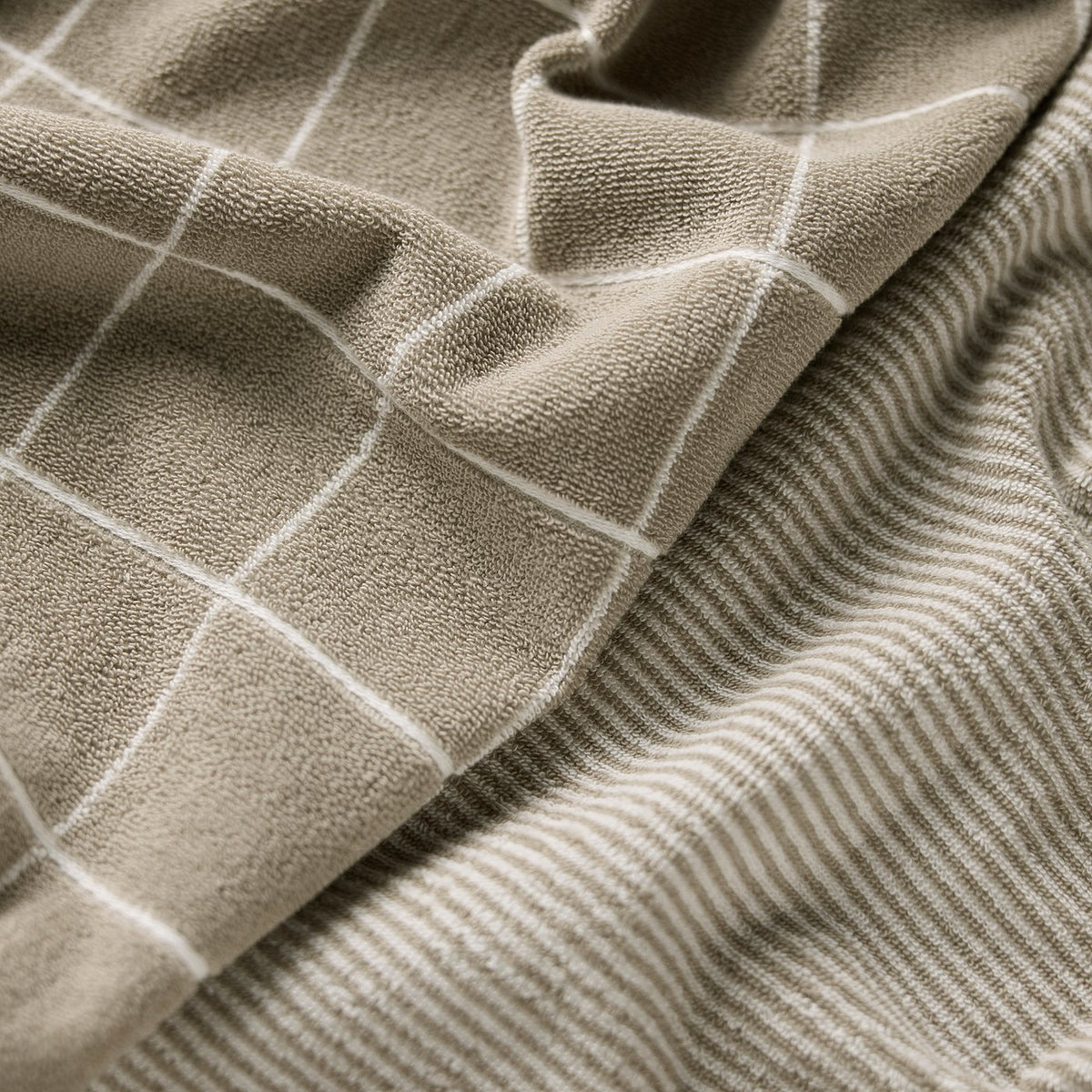 KLASESPIREA towel, set of 4, beige, 50x100/70x140 cm
