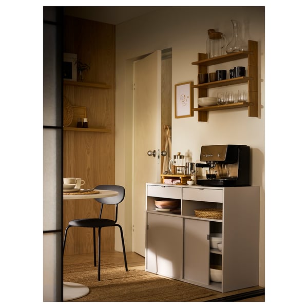 KLAVRESTRÖM wall shelf, oak, 60x20 cm
