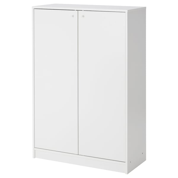 KLEPPSTAD shoe cabinet/storage, white, 80x35x117 cm