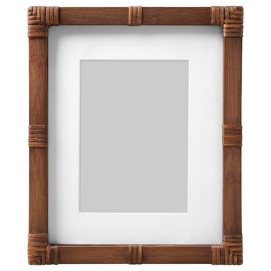 KLIBBAL - Frame, brown, 21x30 cm