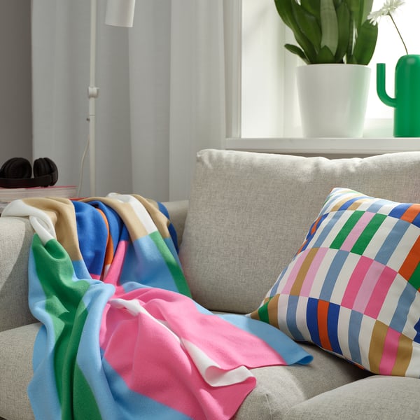 KLIBBKORSÖRT throw, Width: 120 cmLength: 160 cm