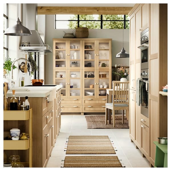 Ikea KLINGSTORP - Knob, off-white/chrome-plated, 30 mm