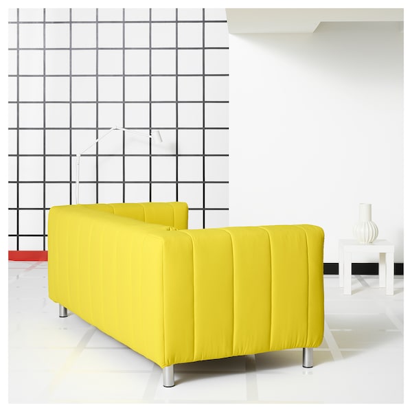 KLIPPAN - 2-seater sofa, Långban canary yellow