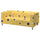KLIPPAN - 2-seater sofa, Tingetorp yellow/white/floral pattern