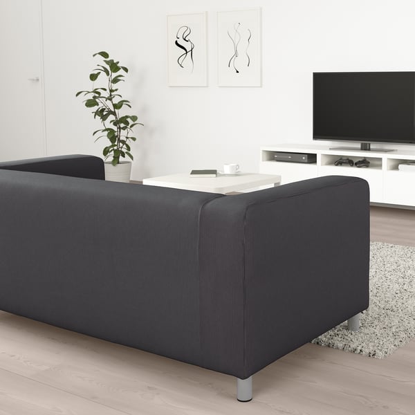 KLIPPAN 2-seat sofa, Vissle grey, 180x66x88 cm