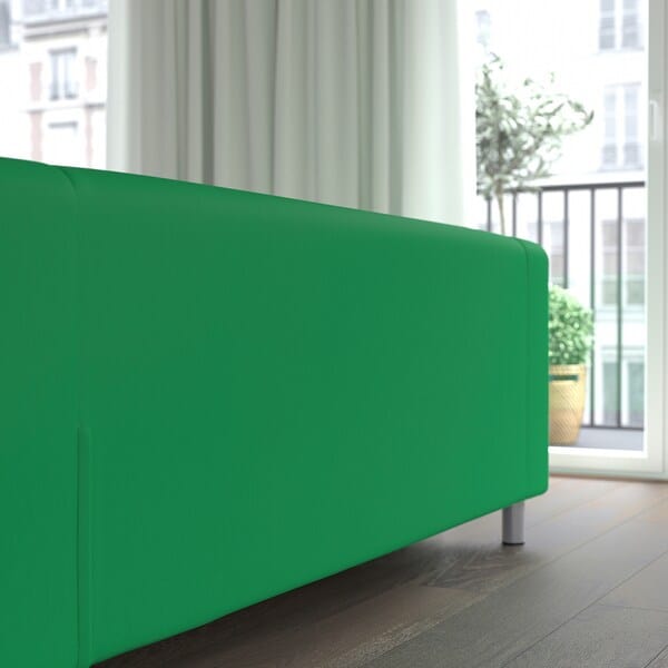 Ikea KLIPPAN - 2-seater sofa, Vissle green
