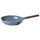 KLIPPFISK - Frying pan, non-stick coating/wood blue dark grey,24 cm
