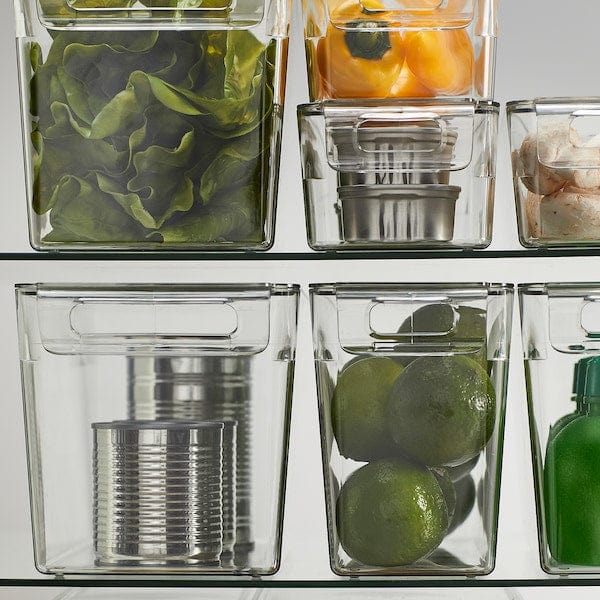 Ikea KLIPPKAKTUS - Storage box for fridge, transparent, 32x10x8 cm