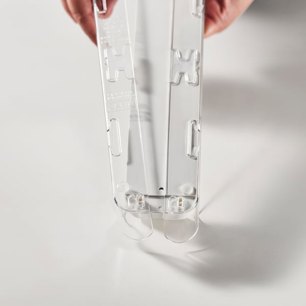 KLIPPKAKTUS drink holder for fridge, transparent, 30x6 cm