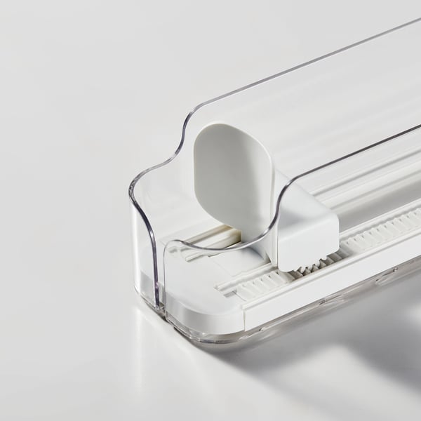 KLIPPKAKTUS drink holder for fridge, transparent, 30x6 cm