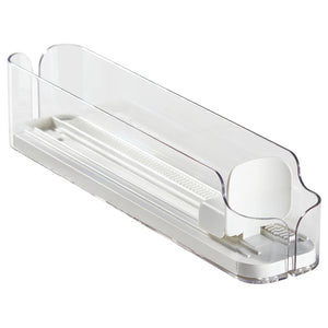 KLIPPKAKTUS drink holder for fridge, transparent, 30x6 cm