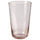 KLIPPLAX - KLIPPLAX Glass, striped pink, 40 cl