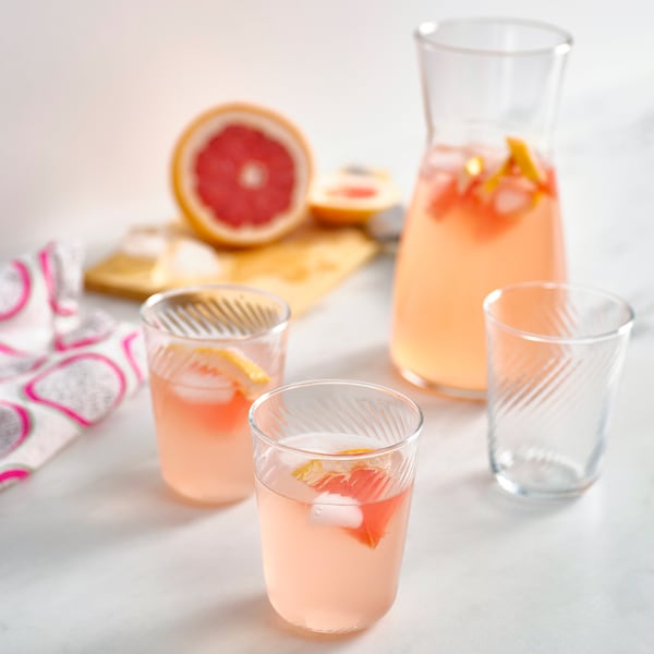 KLIPPLAX glass, clear glass, 25 cl