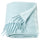 KLIPPOXEL throw, light blue, 130x170 cm