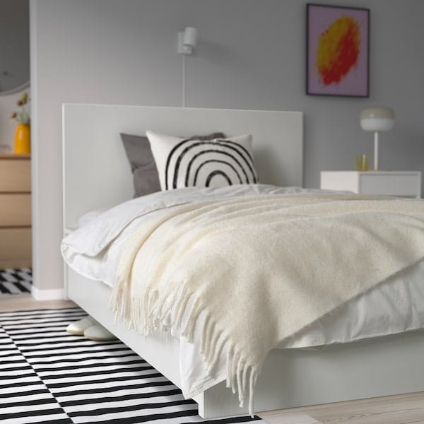 Ikea KLIPPOXEL - Throw, off-white, 130x170 cm