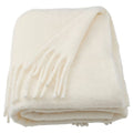 KLIPPOXEL throw, off-white, 130x170 cm