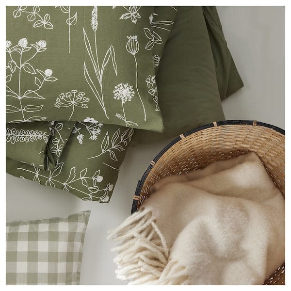 Ikea KLIPPOXEL - Throw, off-white, 130x170 cm