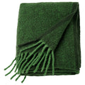 KLIPPOXEL throw, dark green, 130x170 cm