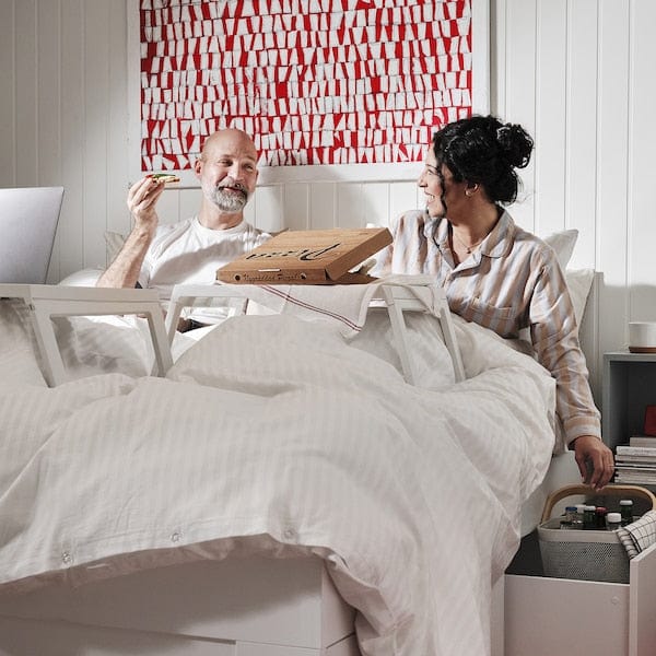 Ikea KLIPSK - Bed tray, white