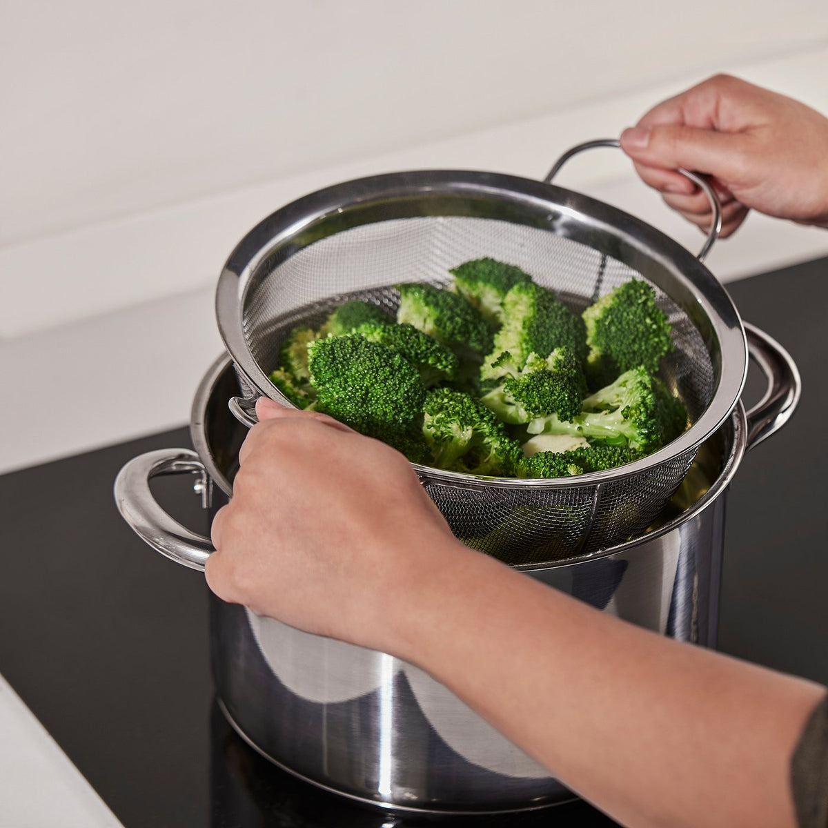 KLOCKREN colander, stainless steel, 4.0 l