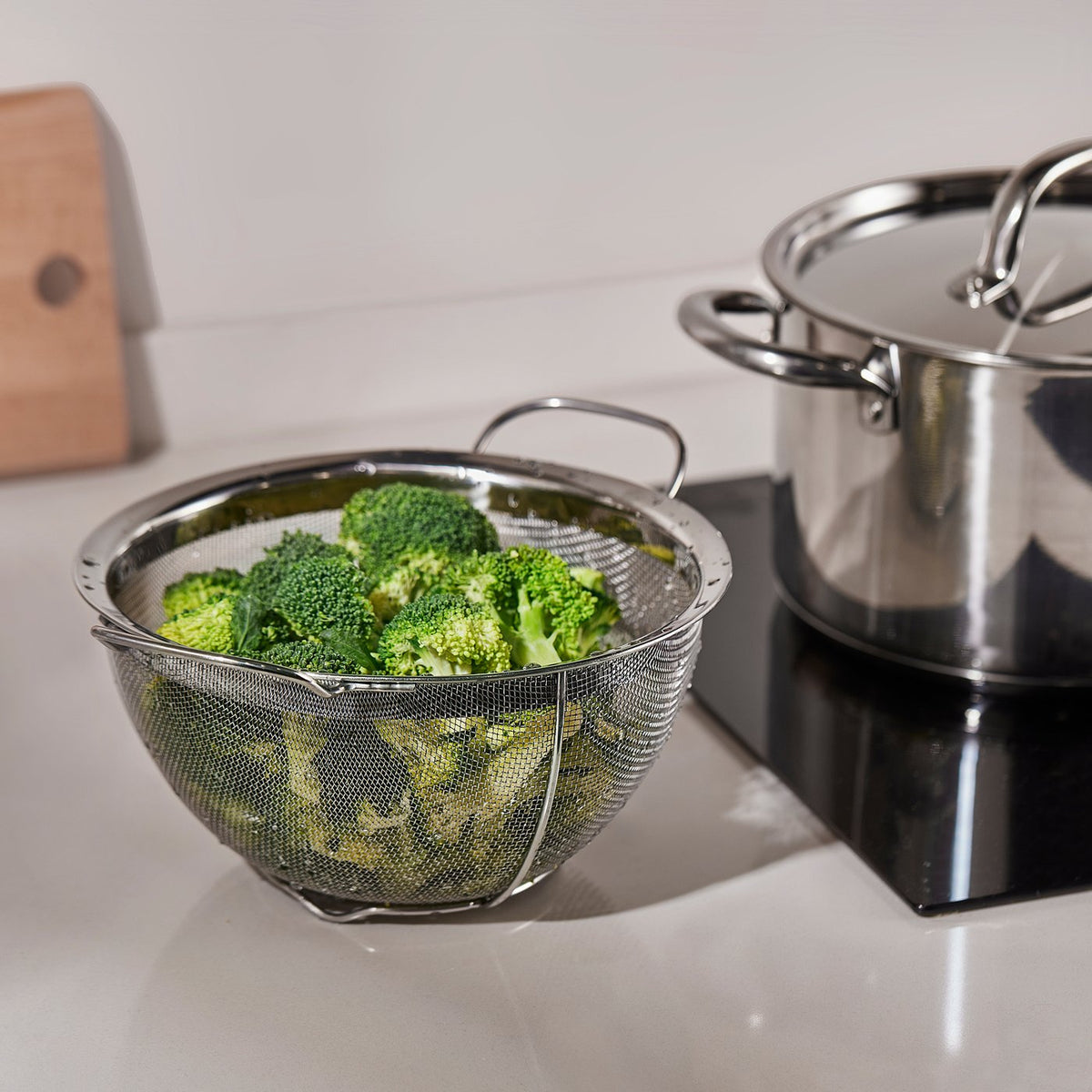 KLOCKREN colander, stainless steel, 4.0 l