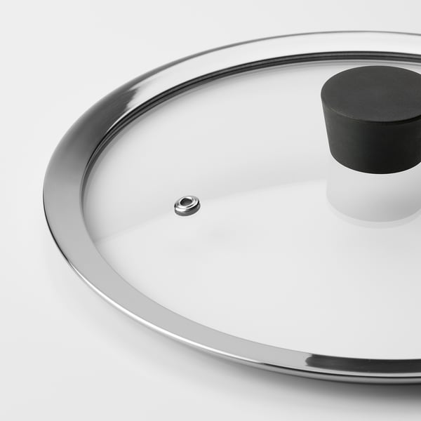 KLOCKREN - KLOCKREN Pan lid, glass, 25 cm