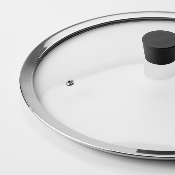 KLOCKREN - KLOCKREN Pan lid, glass, 33 cm
