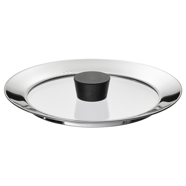 KLOCKREN lid, glass, 21 cm