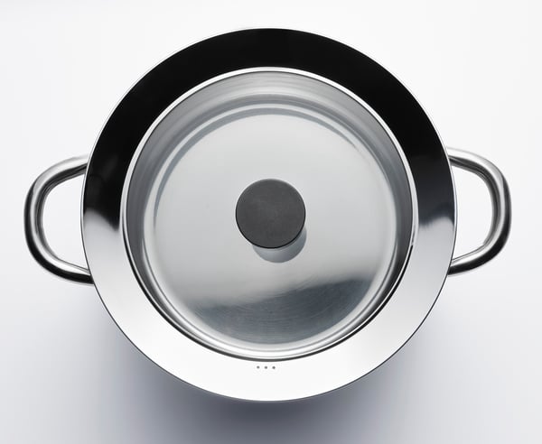 KLOCKREN - KLOCKREN Lid, glass, 24 cm
