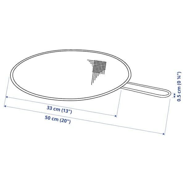 Ikea KLOCKREN - Splatter screen, 33 cm