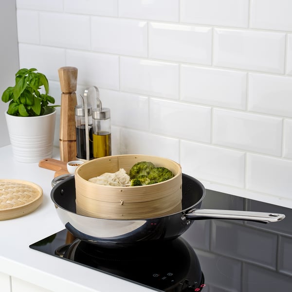 KLOCKREN steamer, bamboo, 5.0 l