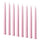KLOKHET - KLOKHET Unscented candle, light pink, 25 cm
