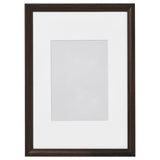 KLOTKÖRSBÄR frame, oak effect/dark brown, 21x30 cm