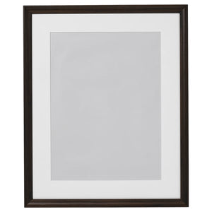 KLOTKÖRSBÄR frame, oak effect/dark brown, 40x50 cm