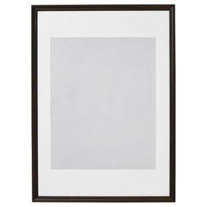 KLOTKÖRSBÄR frame, oak effect/dark brown, 50x70 cm