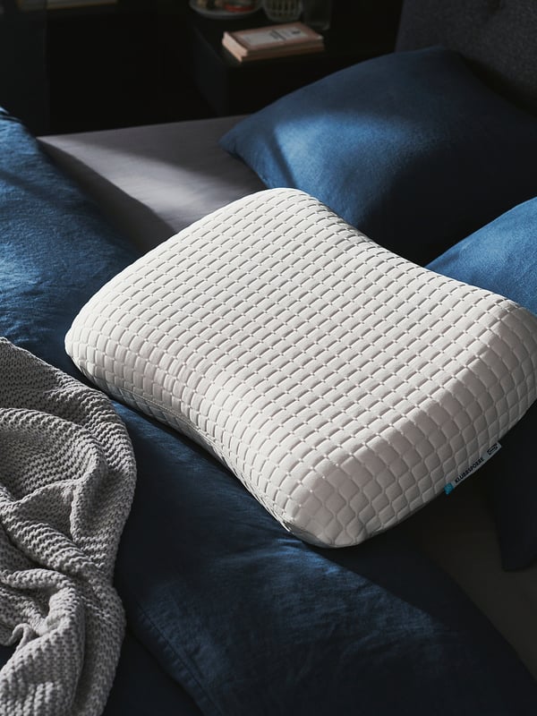 KLUBBSPORRE ergonomic pillow, side/back sleeper, 41x70 cm