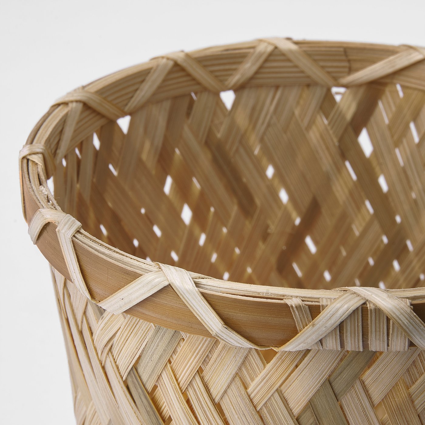 KLYNNON plant pot, handmade bamboo, 9 cm