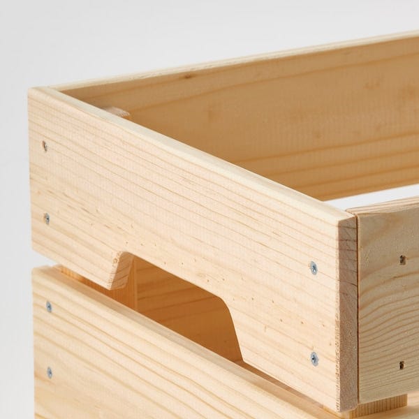 Ikea KNAGGLIG - Box, pine, 23x31x15 cm