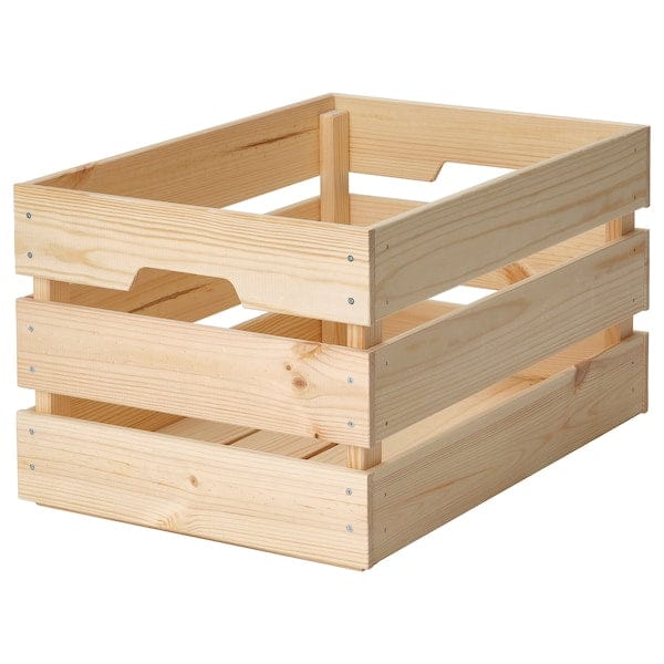 Ikea KNAGGLIG - Box, pine, 46x31x25 cm