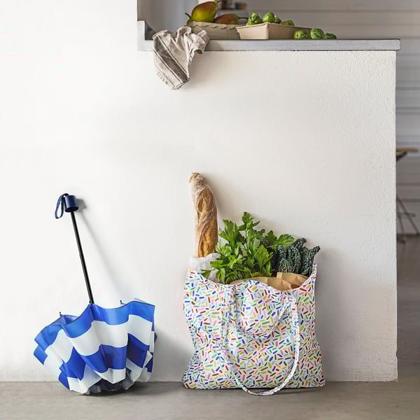 KNALLA - KNALLA Umbrella, foldable multicolour/patterned
